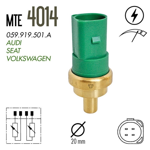PLUG ELET GOL POWER 1.0 MI AT 8/16V 01> VERDE 4T