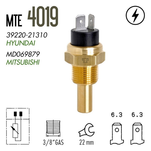 PLUG ELETRONICO AGUA HYUNDAI ELANTRA 90/95