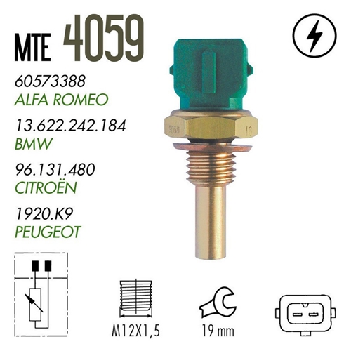 PLUG ELET PEUGEOT 306 1.8 93> 2T VERDE