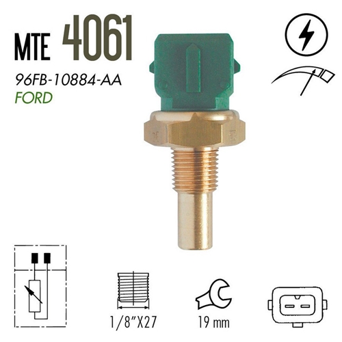 SENSOR TEMP FIESTA 96/99 ENDURA VERDE 2T RELOGIO