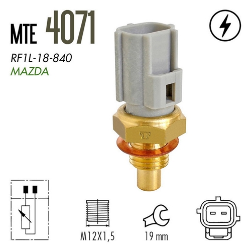 PLUG ELETRONICO AGUA FORD TRANSIT 2.2/2.4 06>