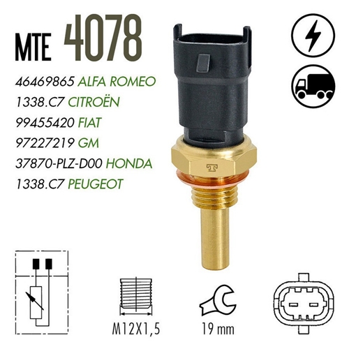PLUG ELETRONICO AGUA FIAT DUCATO DAILY PEUGEOT BOXER CITROEN JUMPER