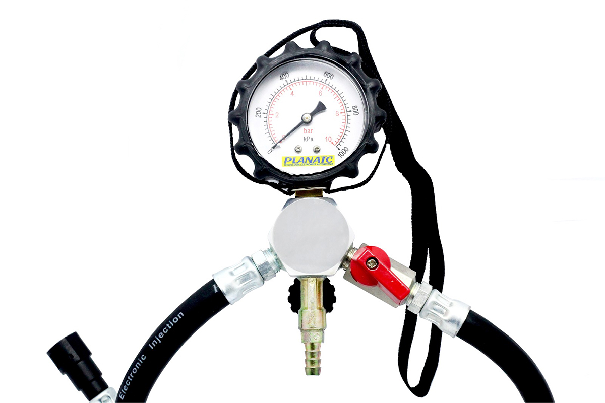 TESTE PRESSAO VAZAO BOMBA COMBUSTIVEL  0 > 10 BAR