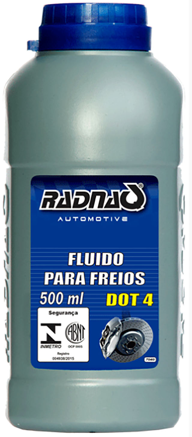FLUIDO P/FREIOS DOT 4 500ML