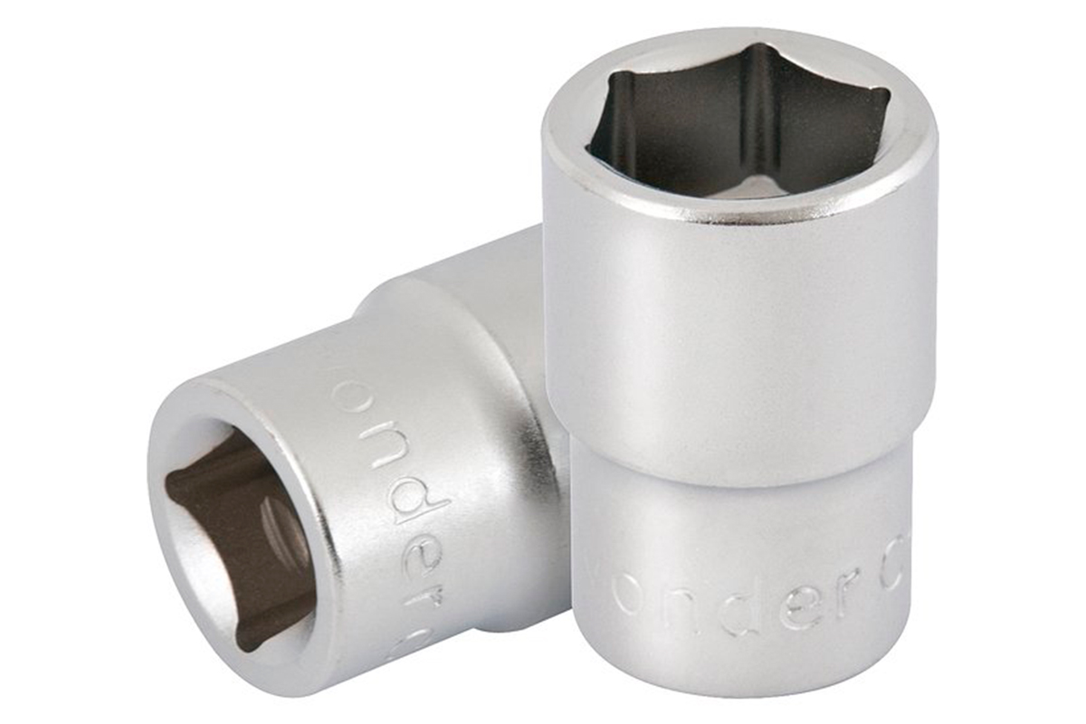 SOQUETE SEXTAVADO C/ ENCAIXE DE 1/2 10 MM