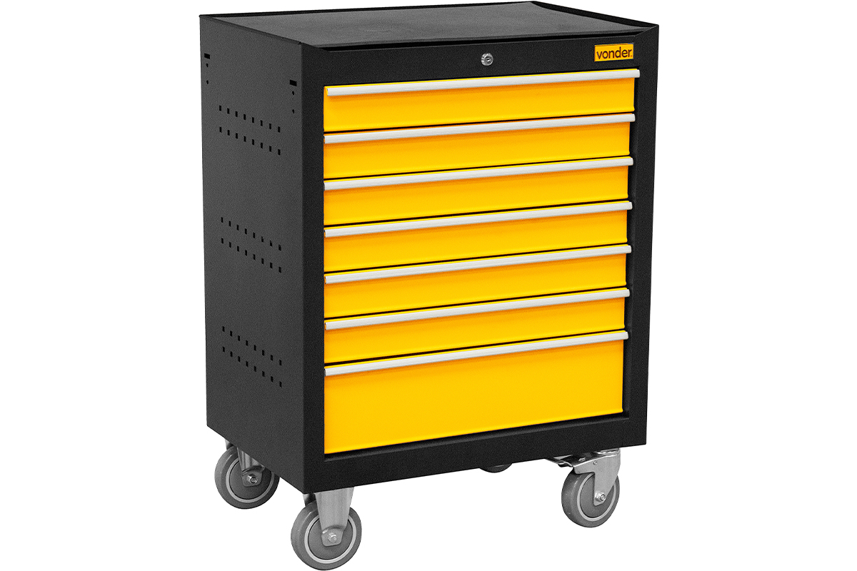 CARRO P/ FERRAMENTAS C/7 GAVETAS 78X46X92 CM  (TAMANHO 2)