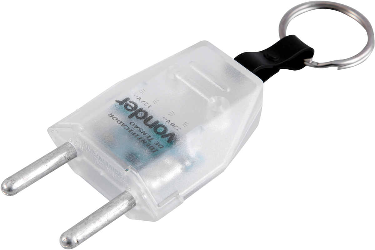 CHAVEIRO IDENTIFICADOR TENSAO 127V OU 220V VONDER