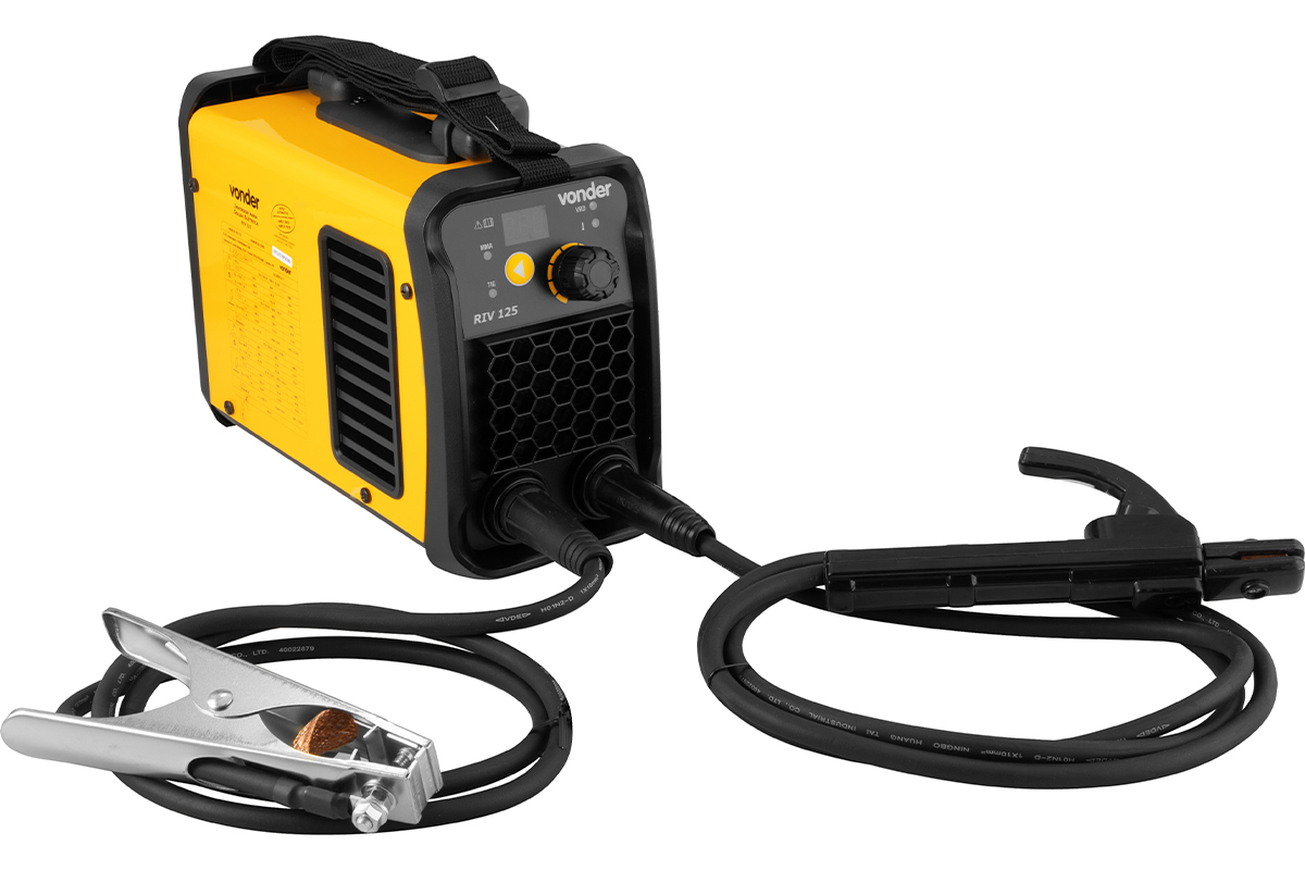 INVERSOR SOLDA C/ ELETRODO E TIG 120A RIV 122 C/ DISPLAY DIGITAL MONOFASICO 127V / 220V
