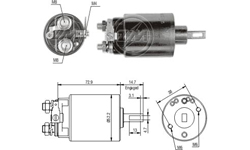 AUTOMATICO PT NISSAN SENTRA D21 510 310 F10 MASSEY FERGUSON TRACTOR MF1010 1020 1030 1035 205 12V M8